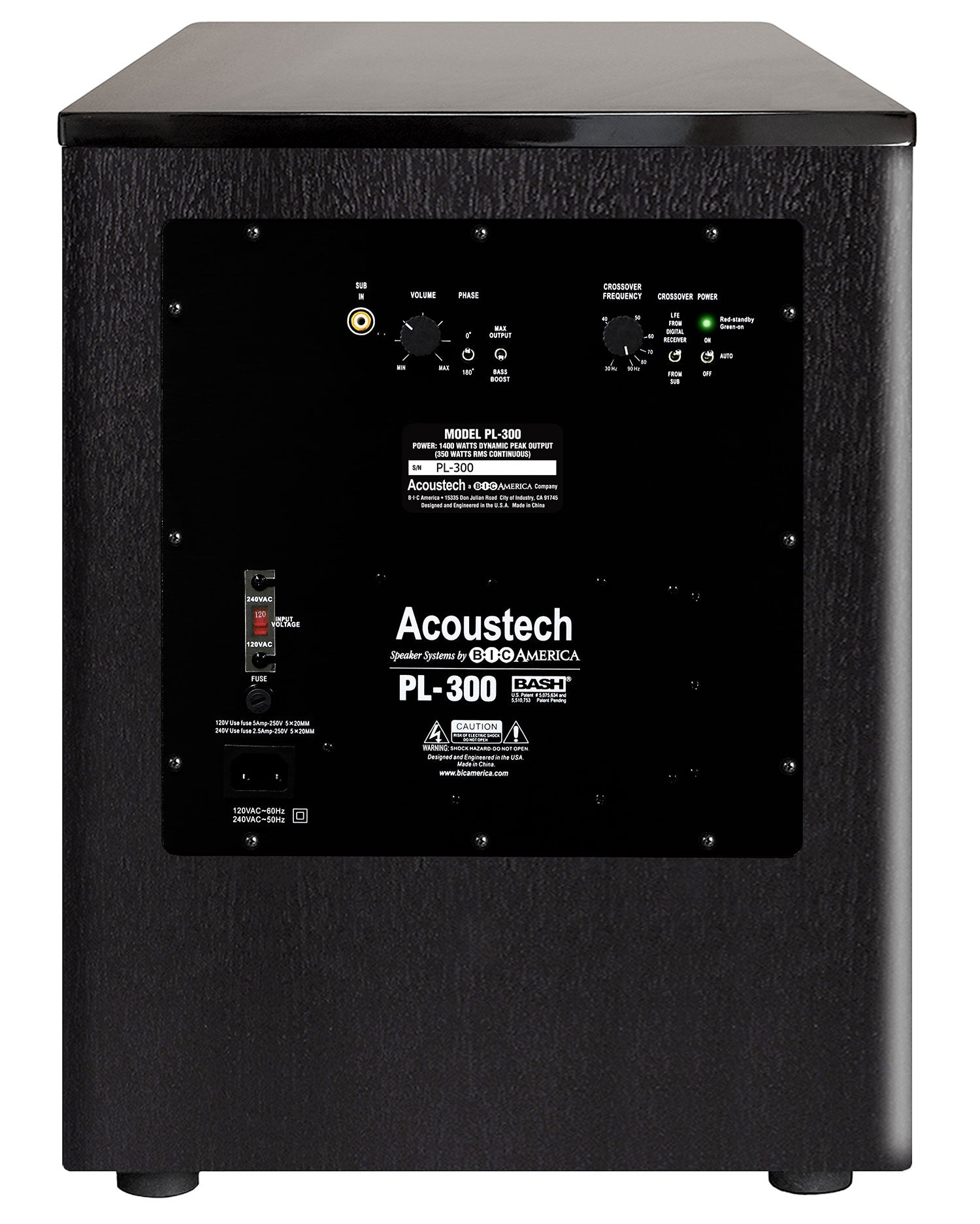 Bic America Acoustech Elite Series PL-300 Subwoofer