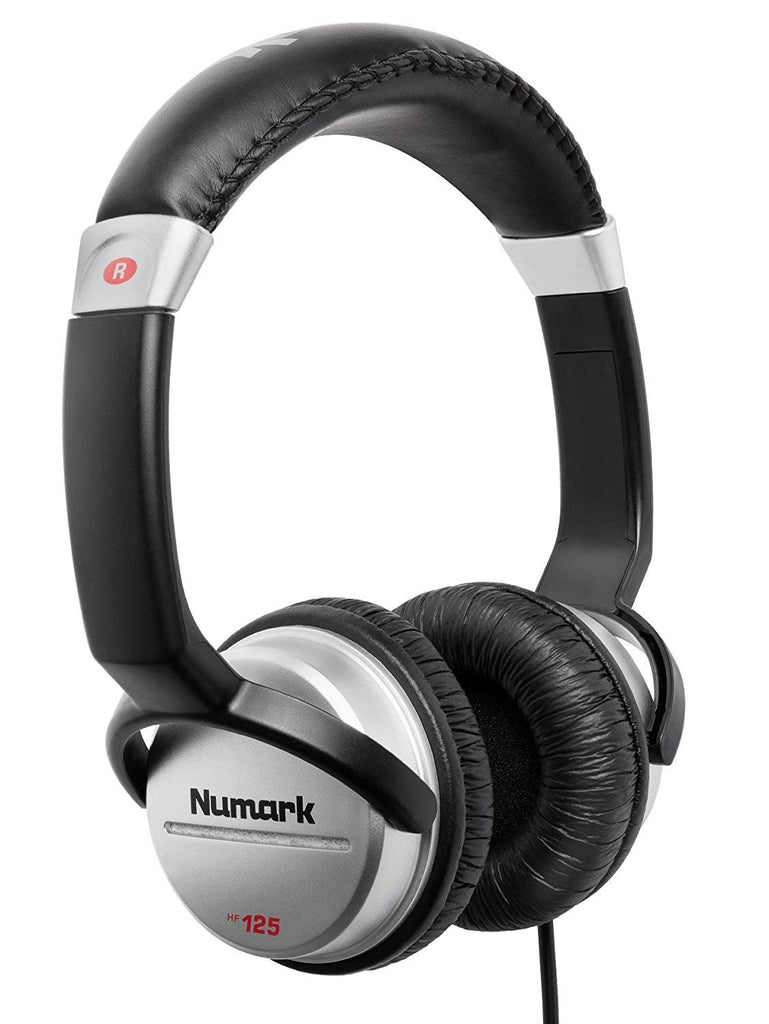 Numark HF125 |Professional DJ Headphones with Closed Back Design for Superior Isolation