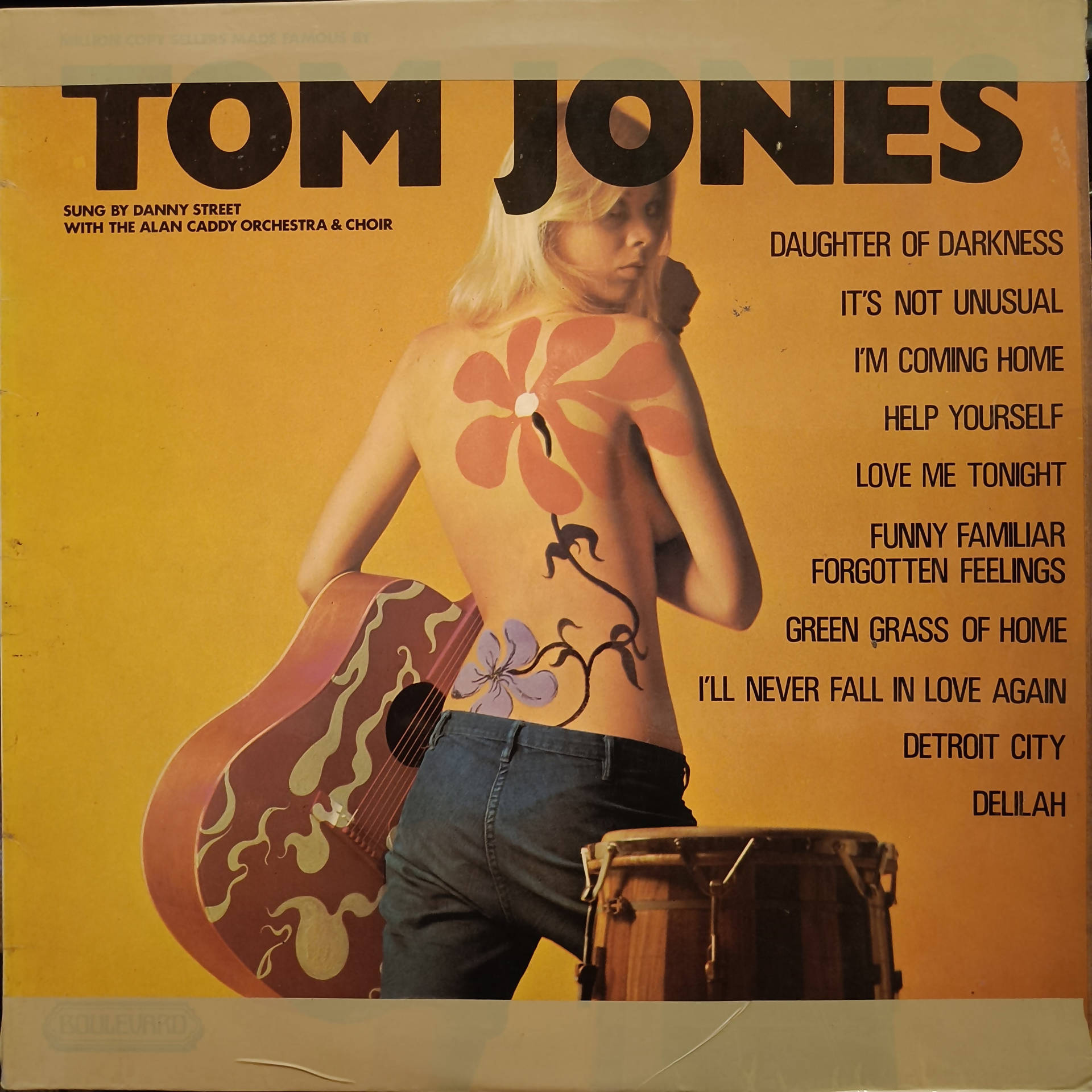 Danny Street With The Alan Caddy Orchestra & Choir – Million Copy Sellers Made Famous By Tom Jones (Used Vinyl - G) JS