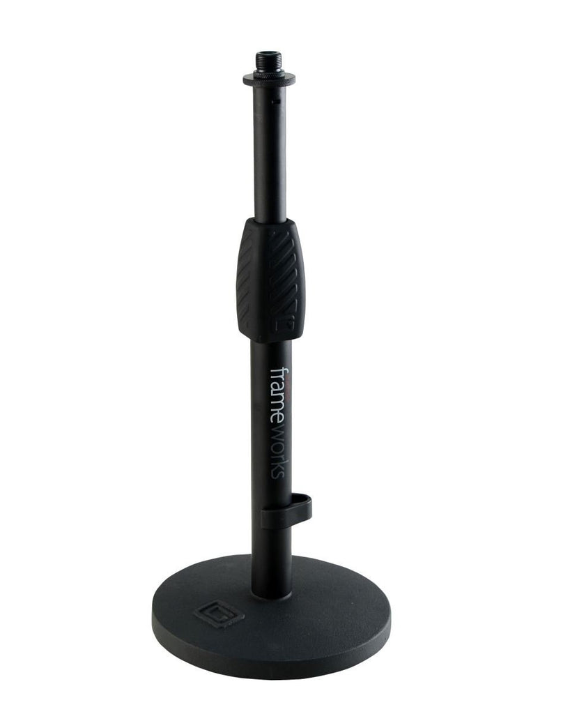 Desktop Mic Stand with Round Base and Twist Clutch (GFW MIC 0601)