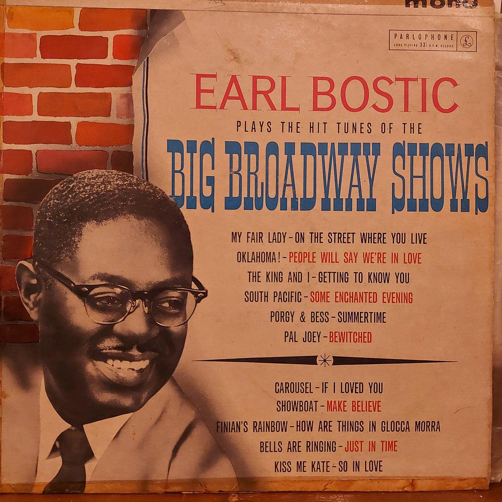 Earl Bostic – Plays The Hit Tunes Of Big Broadway Shows (Used Vinyl - G)
