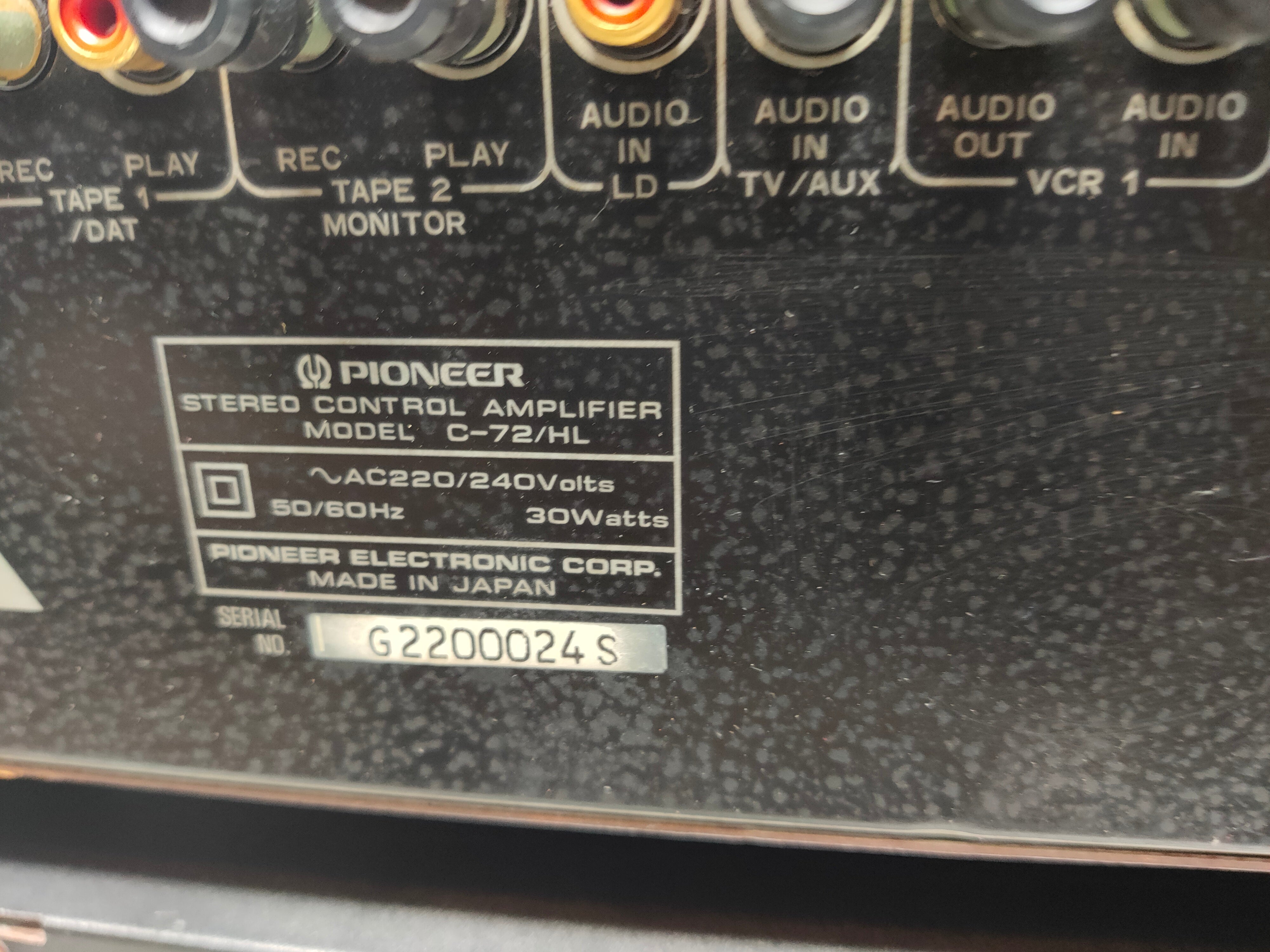 Pioneer C72 M72