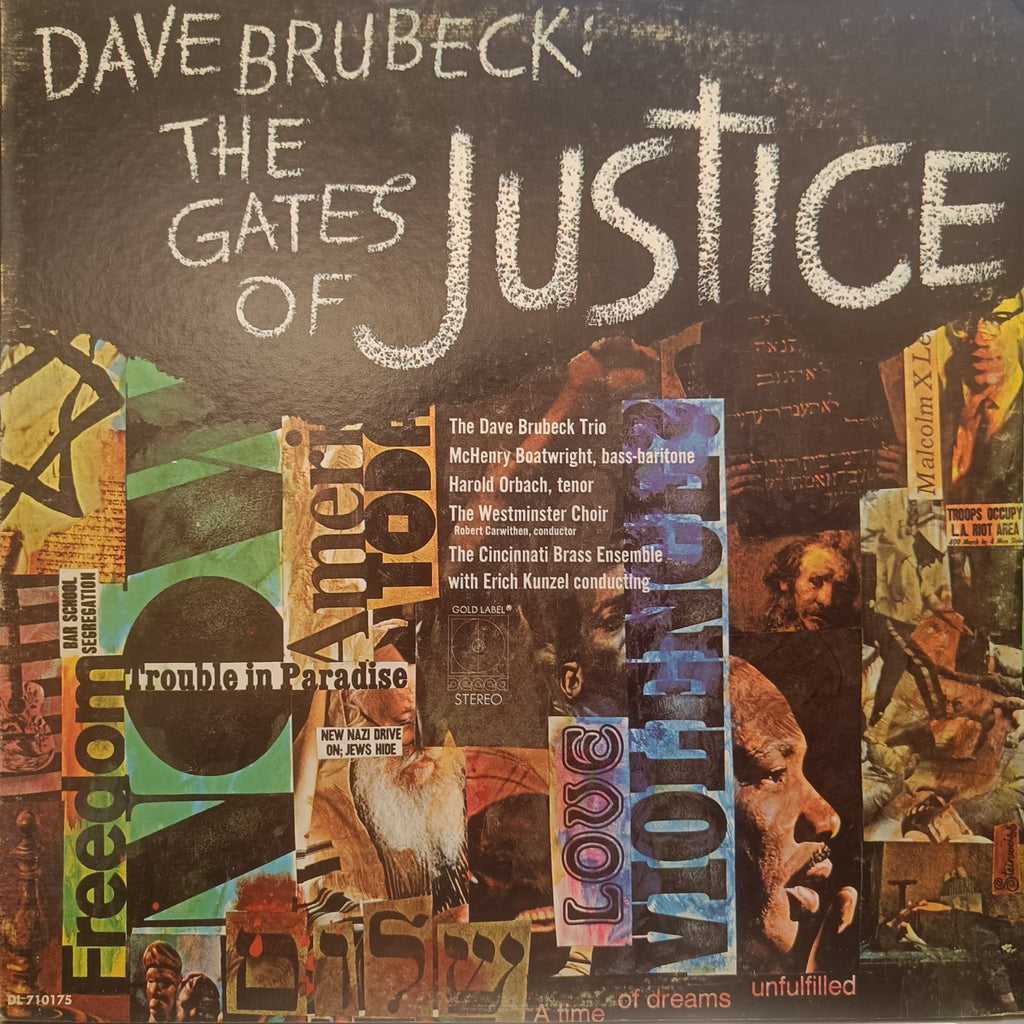 Dave Brubeck – The Gates Of Justice (Used Vinyl - VG+) TRC