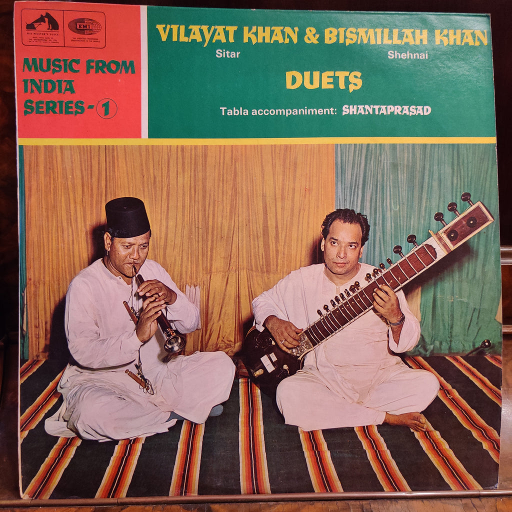 Vilayat Khan & Bismillah Khan, Shantaprasad – Duets (Used Vinyl - VG) MT