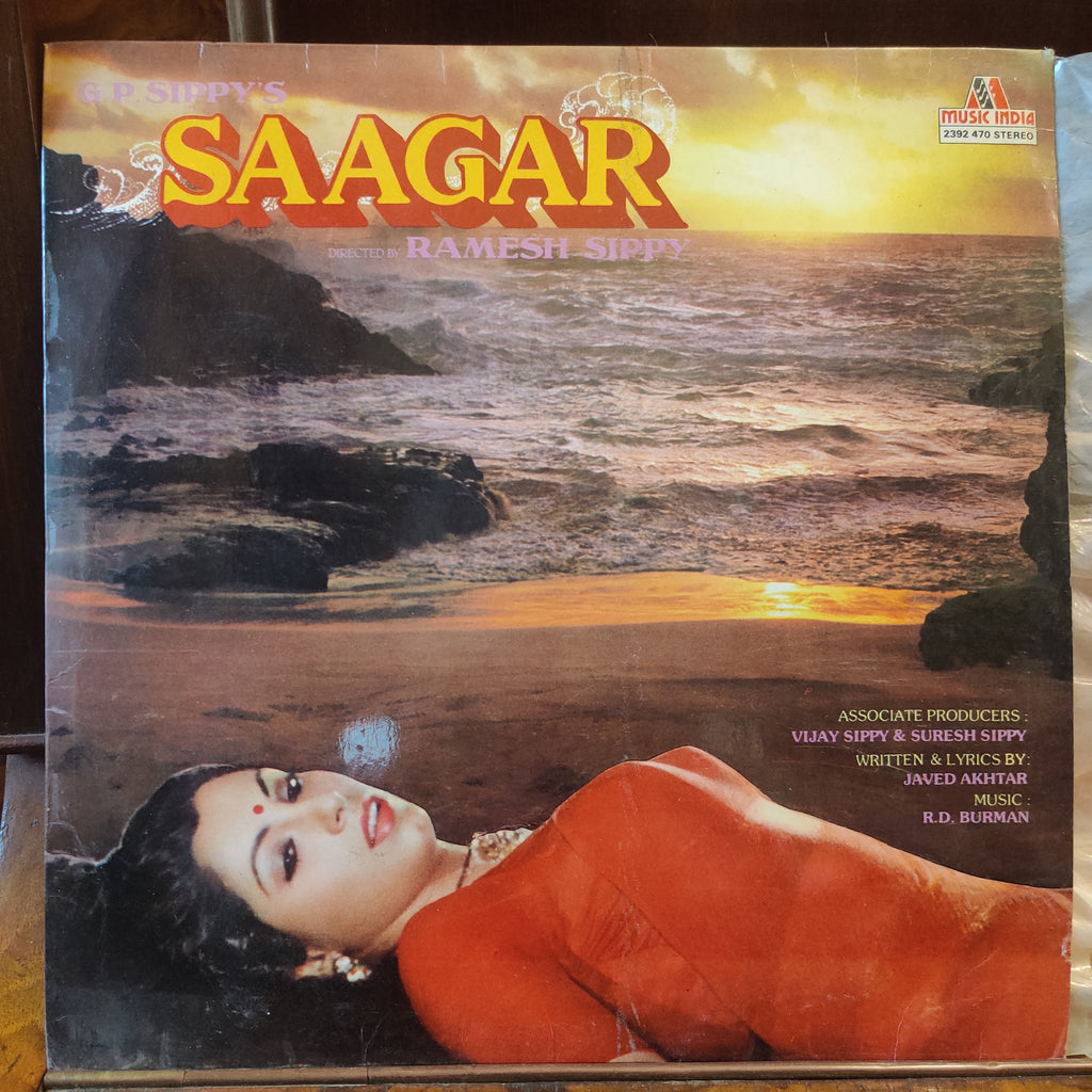R.D. Burman, Javed Akhtar – Saagar (Used Vinyl - G) MT