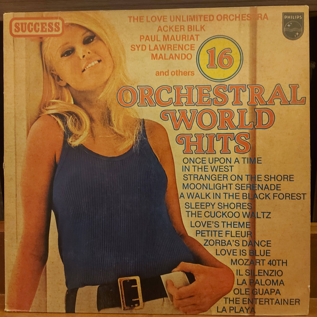 Various ‎– 16 Orchestral World Hits (Used Vinyl - VG)
