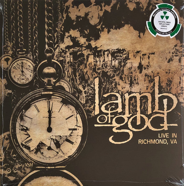 Lamb Of God – Live In Richmond, VA - RED SPLATTER LP (Arrives in 4 Days)