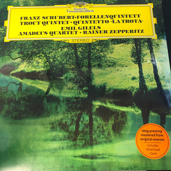 Franz Schubert – Emil Gilels • Amadeus-Quartett • Rainer Zepperitz – Forellenquintett • Trout Quintet • Quintetto »La Trota« (Arrives in 4 days )
