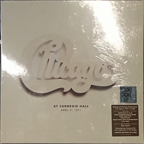 Chicago (2) – At Carnegie Hall - April 9, 1971 (Arrives in 4 Days)