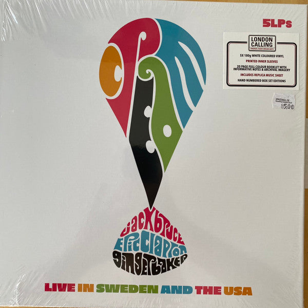 Cream – Live In Sweden And The USA (Boxset) (Arrives in 4 Days)
