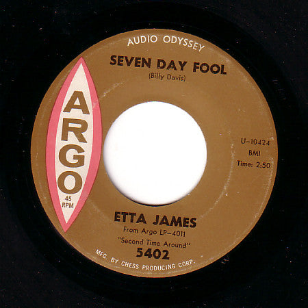 Etta James – Seven Day Fool (Arrives in 4 Days)