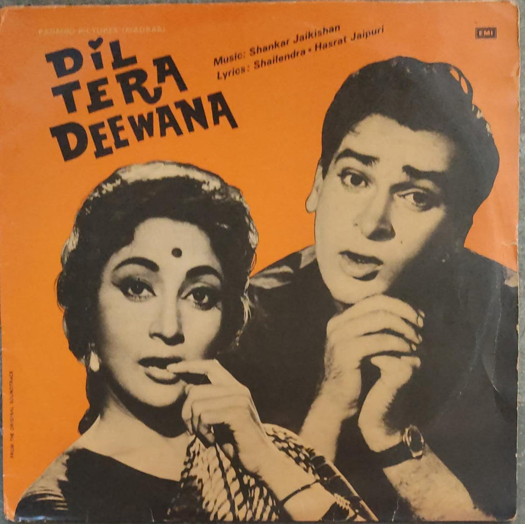 vinyl-dil-tera-deewana-by-shankar-jaikishan-shailendra-hasrat-jaipuri-used-vinyl-vg