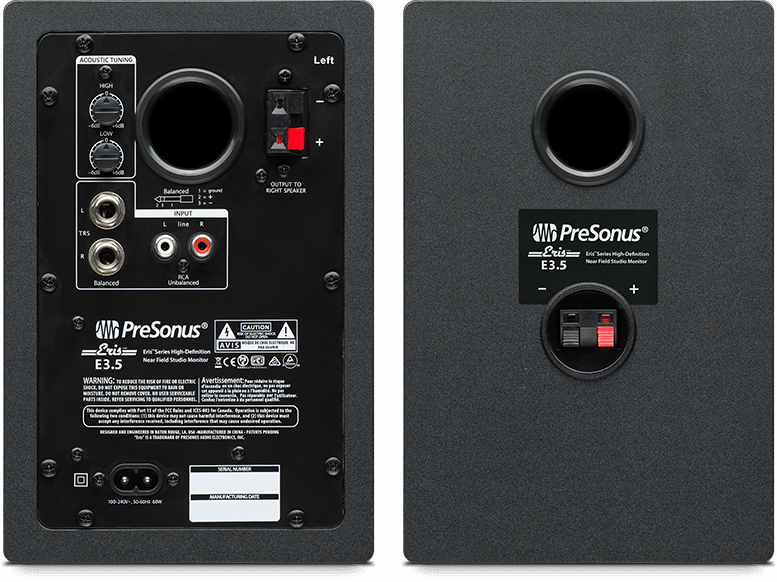 PreSonus Eris E3.5Eris スタジオ　モニター PreSonus Eris E3.5 3.5