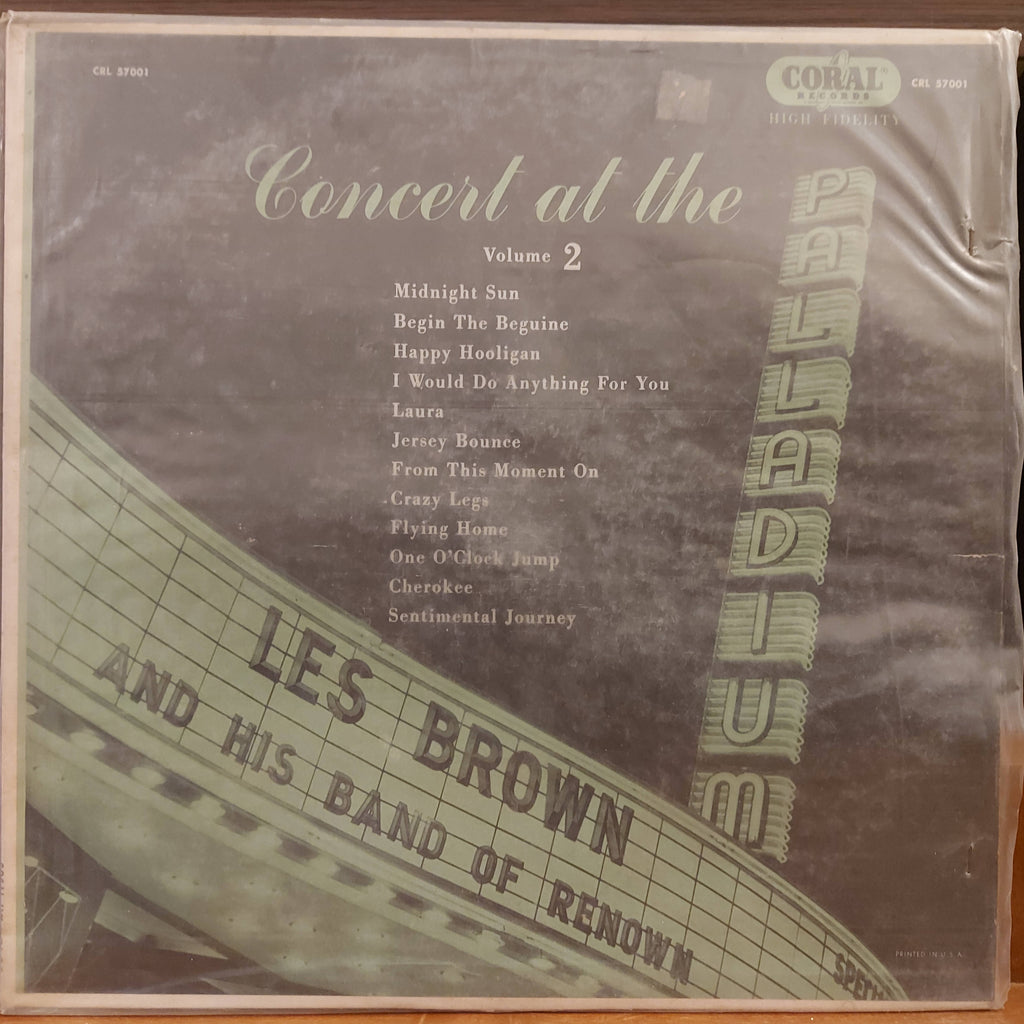 Les Brown And His Band Of Renown – Concert At The Palladium Volume 2 (Used Vinyl - VG)