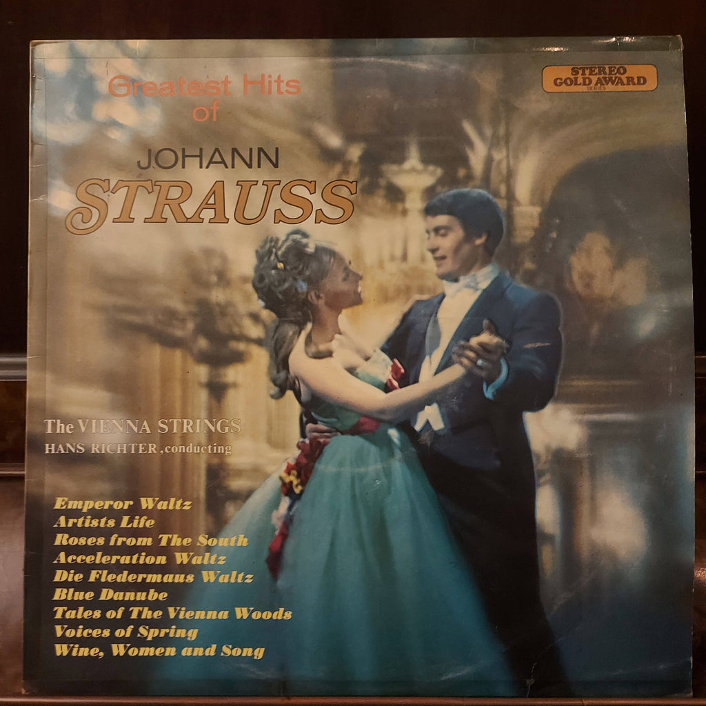 Hans Richter (10) Conducting The Vienna Strings* – Greatest Hits Of Johann Strauss (Used Vinyl - VG+)