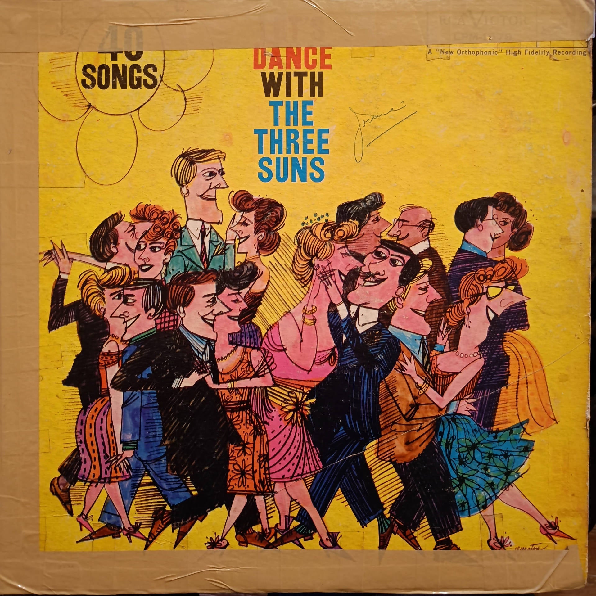 The Three Suns – Let's Dance With The Three Suns (Used Vinyl - G) JS
