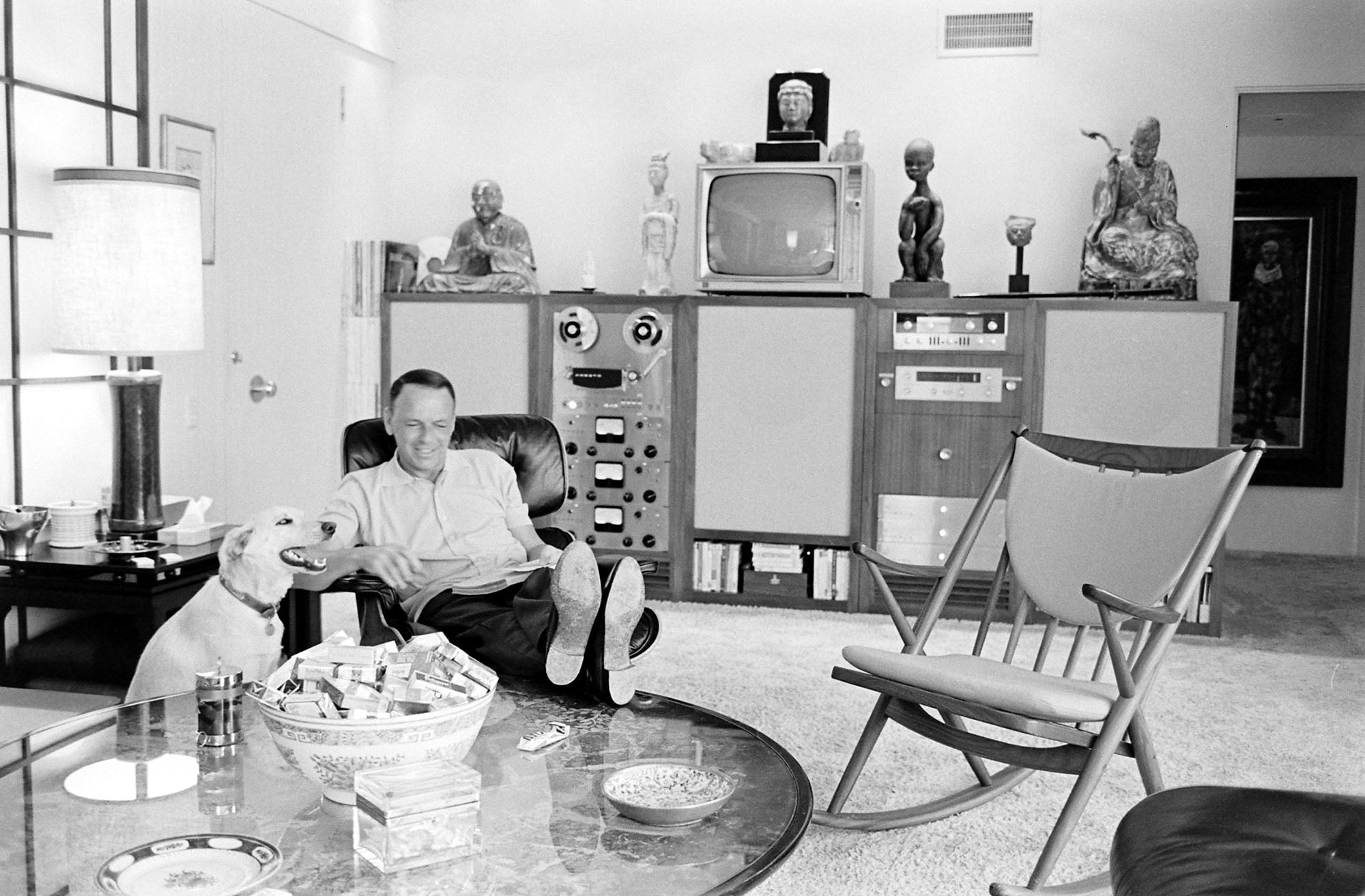 Frank Sinatra's Hi-Fi Setup in living room