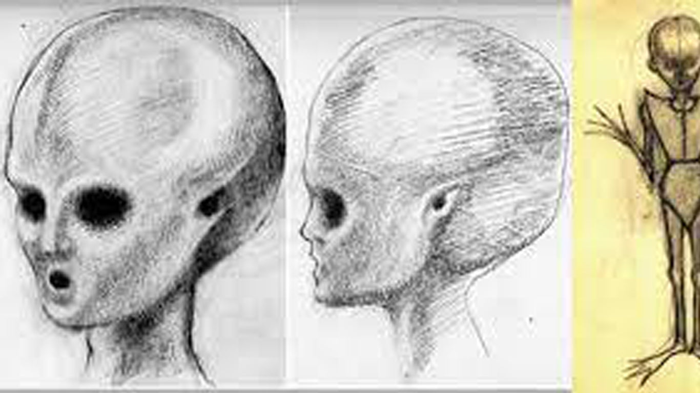 Aliens by Satyajit Ray