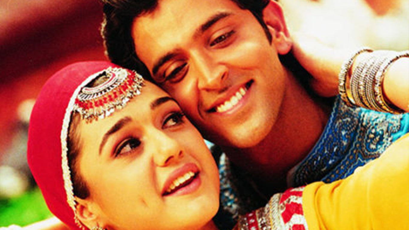 Bollywood Bumbro Bumbro Kashmiri Dance scene with hrithik roshan