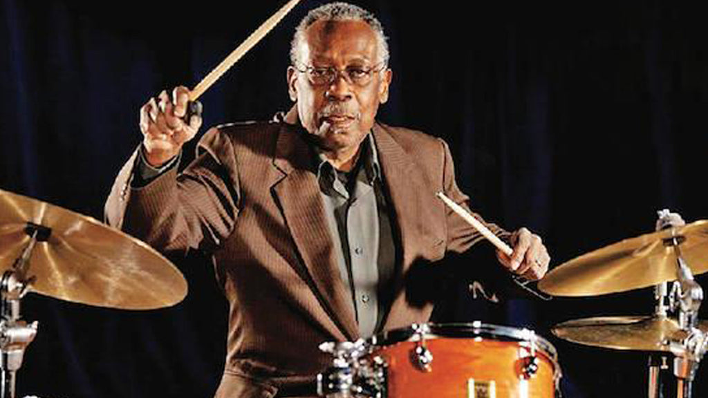 Clyde Stubblefield performing 'Funky Drummer' on the drums