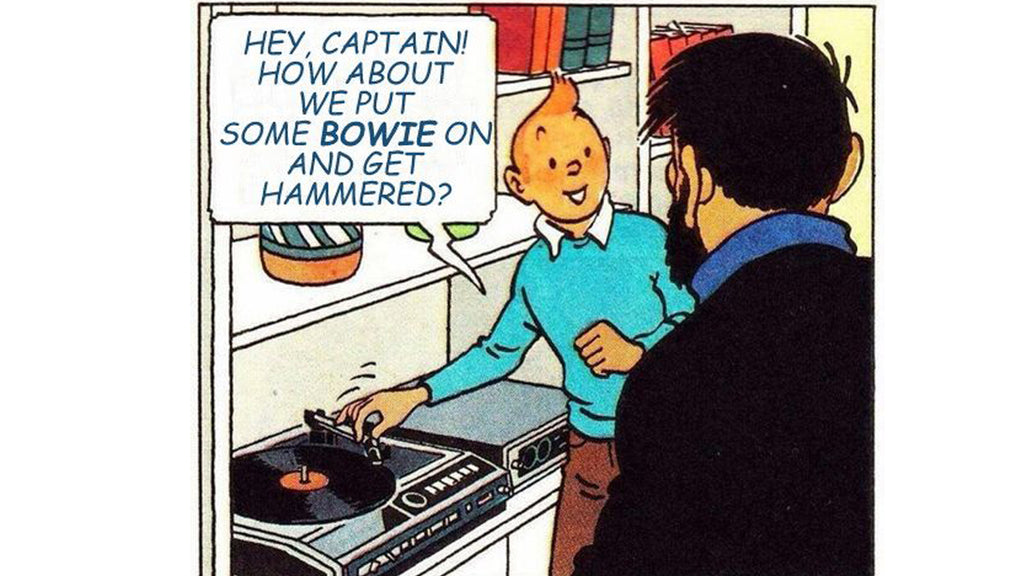 Tintin Creator’s Vinyl Collection and Turntable Set-up at in Brussels ...