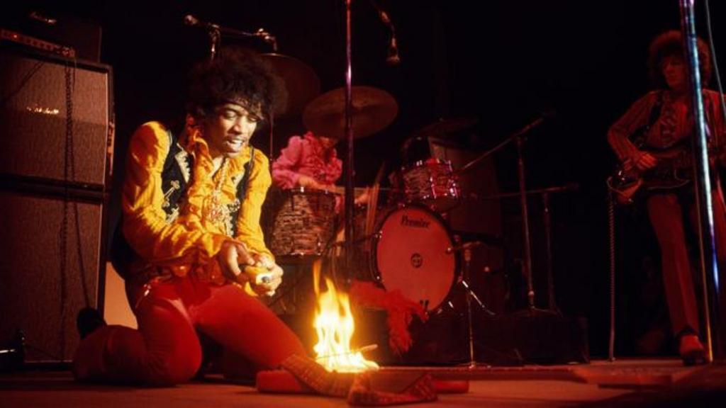 Jimi Hendrix's Guitar Sacrifice