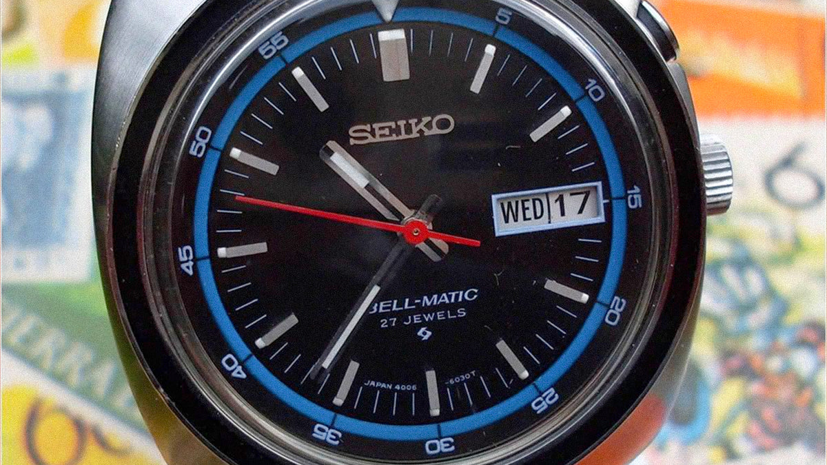 Seiko BellMatic The World's First Completely Automated Alarm Watch