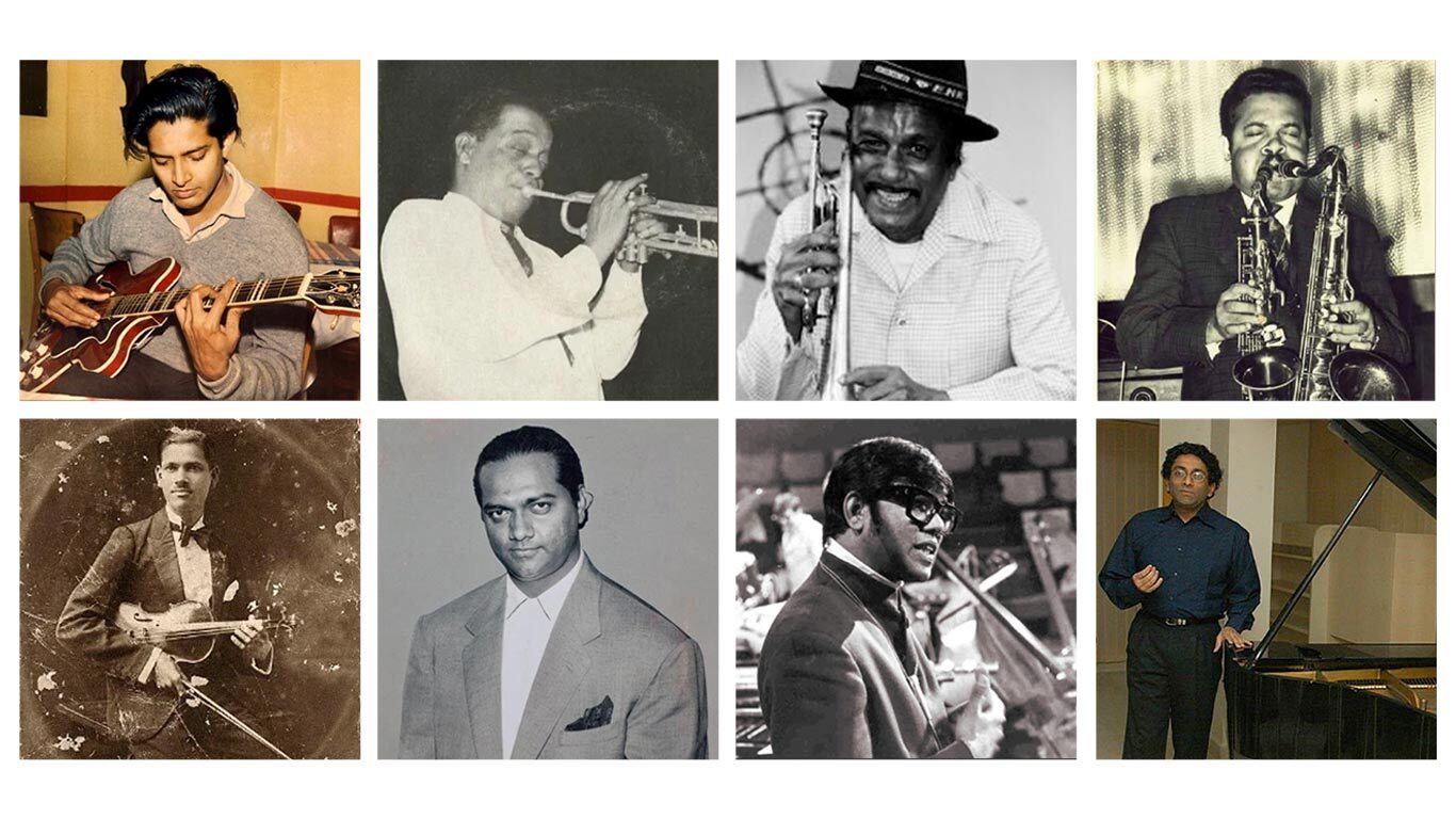jazz-indian-musicians-histororic-saxophones-guitarist-pianist