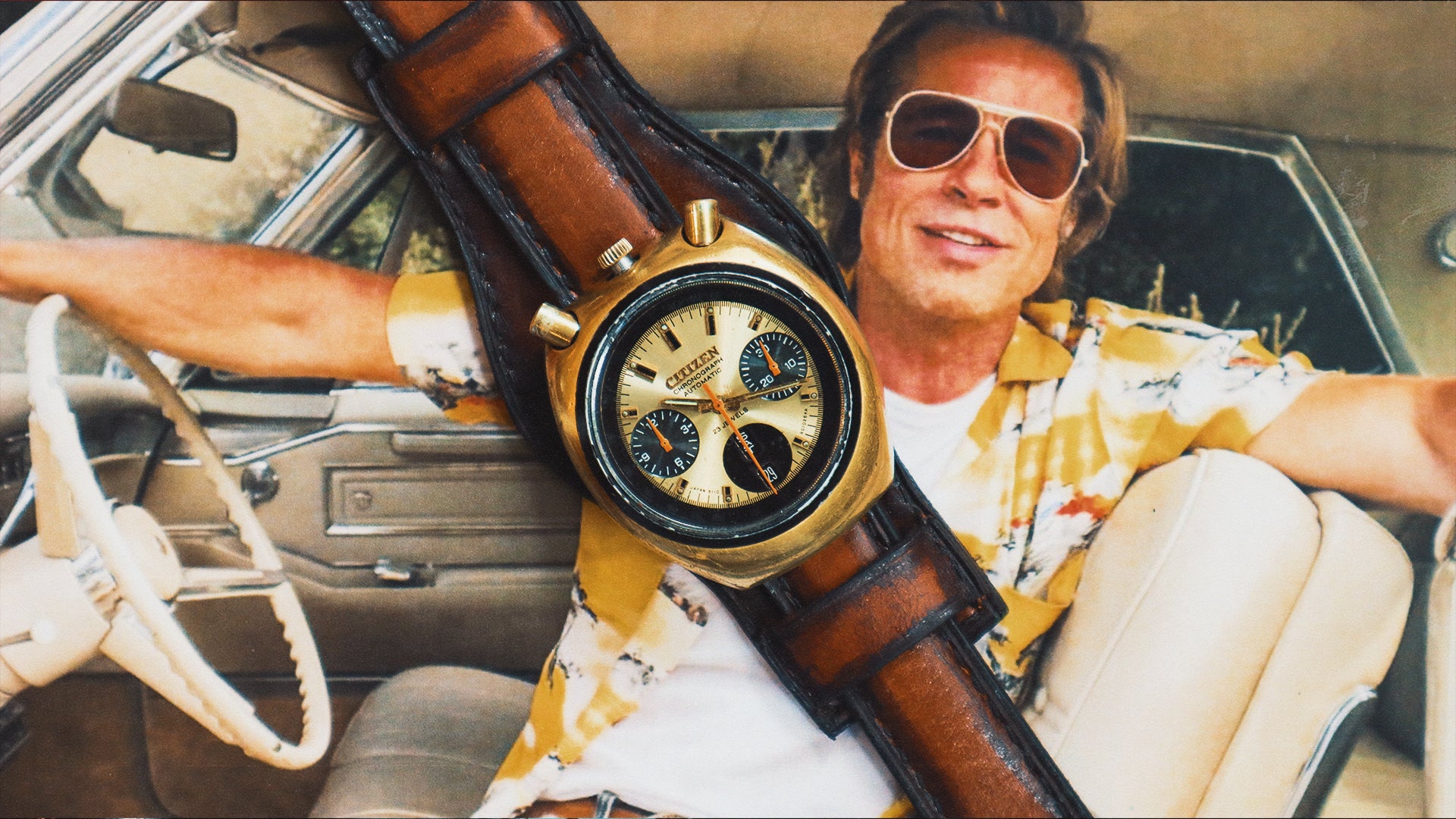 The Story of The Citizen Bullhead Chronograph (AKA The Brad Pitt Watch)