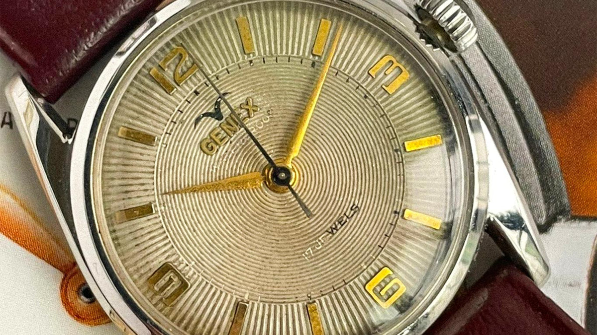 Guilloche Watch Dials Omega Oversized Steel Dress Watch Guilloche Dial