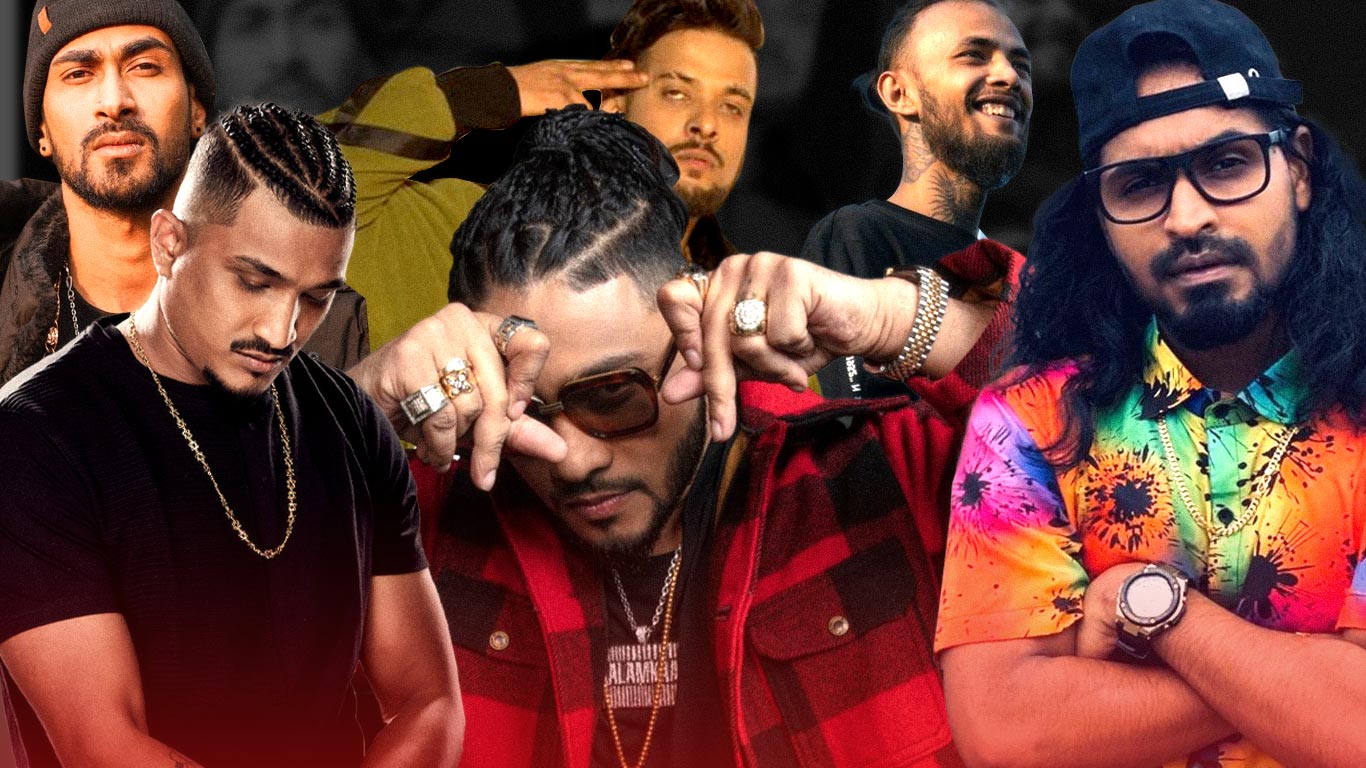 indian rappers collage art