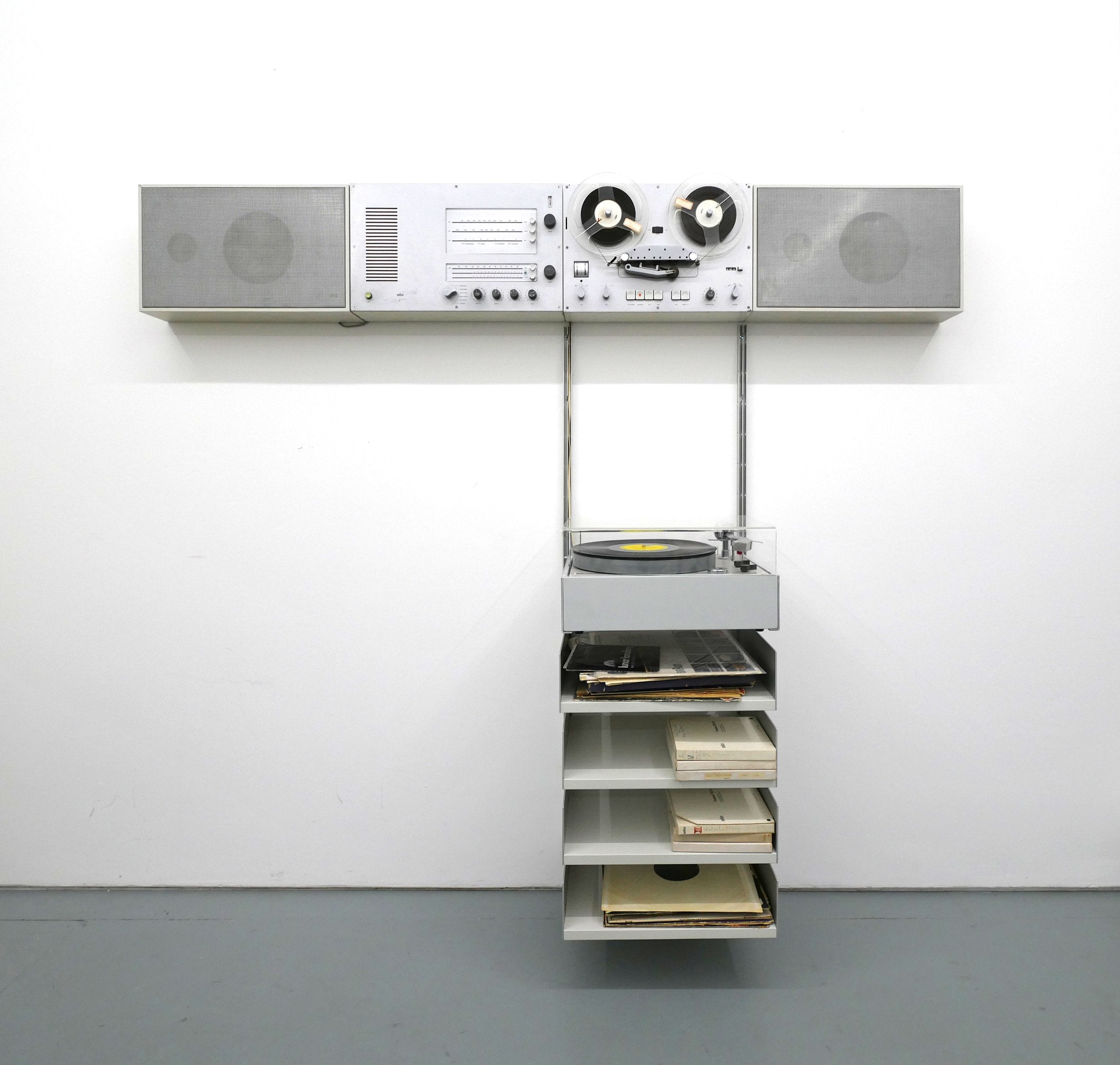 Braun Hi-Fi Wall Unit Stereo System 1965 Dieter Rams Design