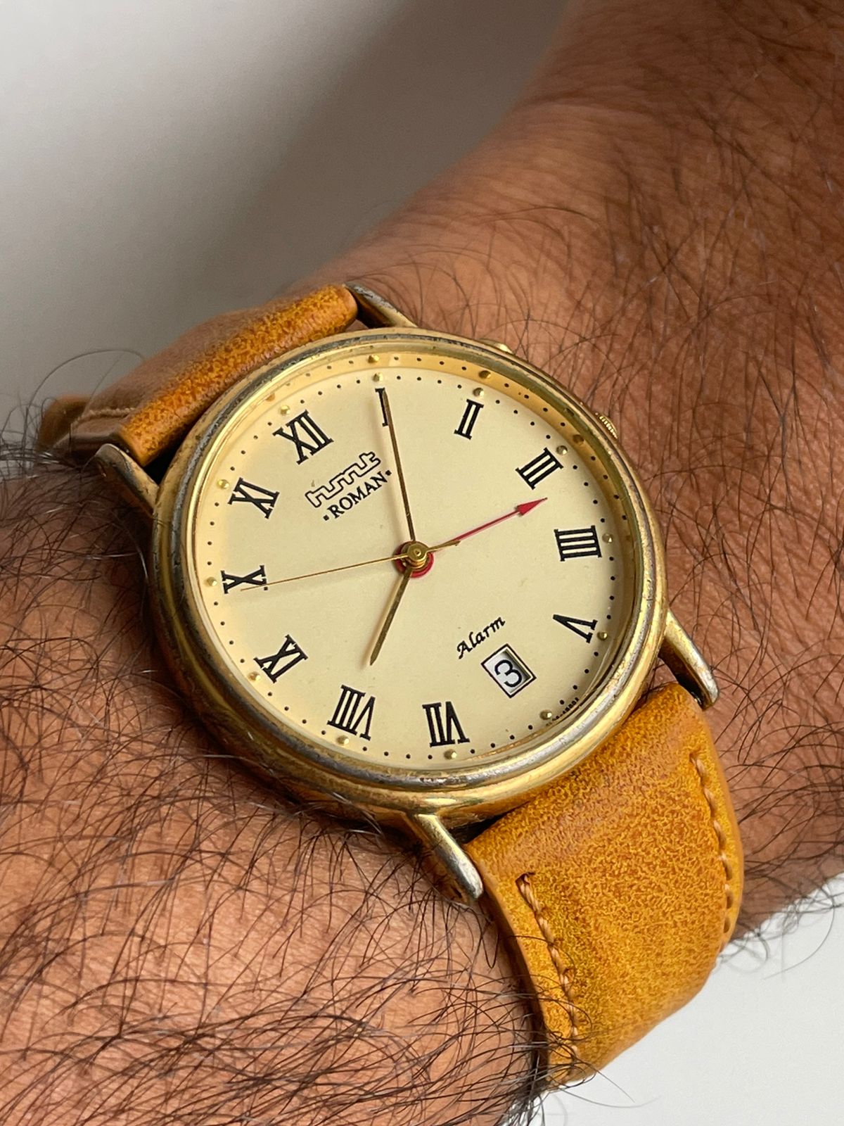 Vintage HMT Roman Alarm  (Quartz)