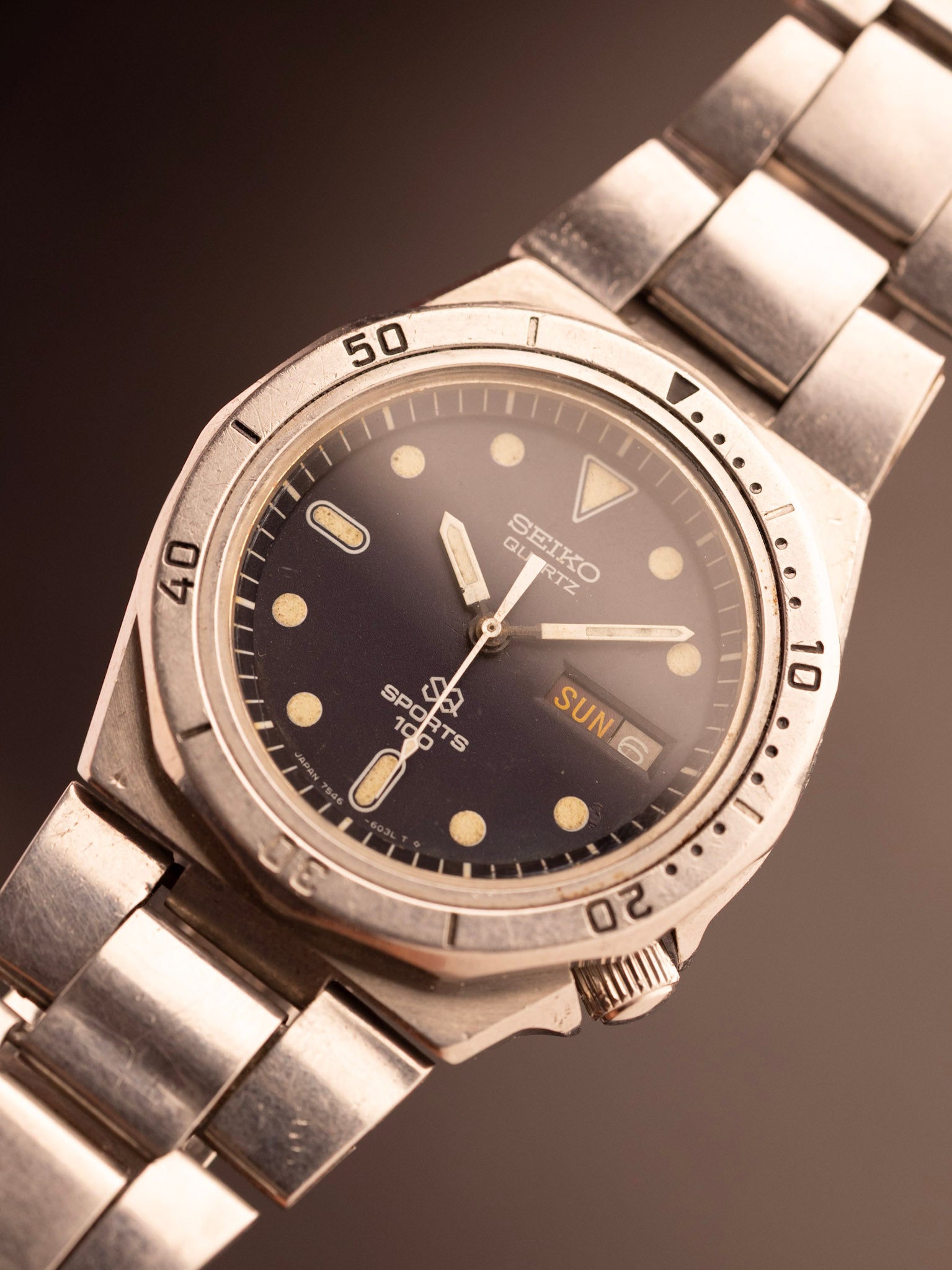 Seiko Sports 100 861095 (Ref. 7546-6030) (38mm; Quartz) (Rare)
