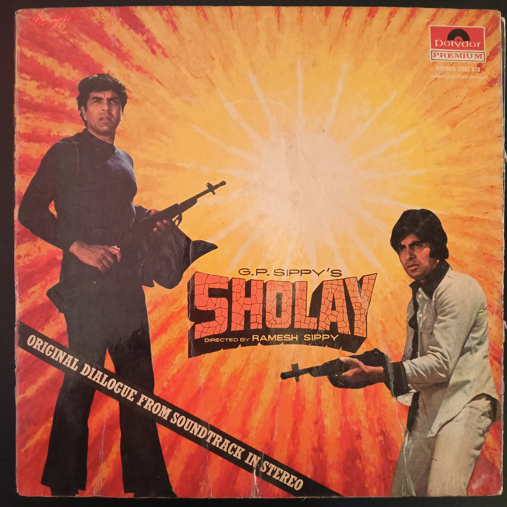 R. D. Burman – Sholay (Sound And Dialogue Album) (Used Vinyl - G) AD Marketplace