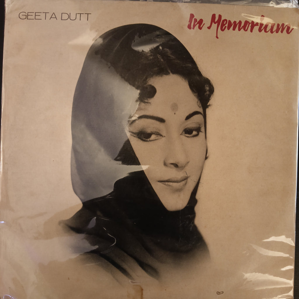 Geeta Dutt – In Memoriam (Used Vinyl - VG) NJ Marketplace