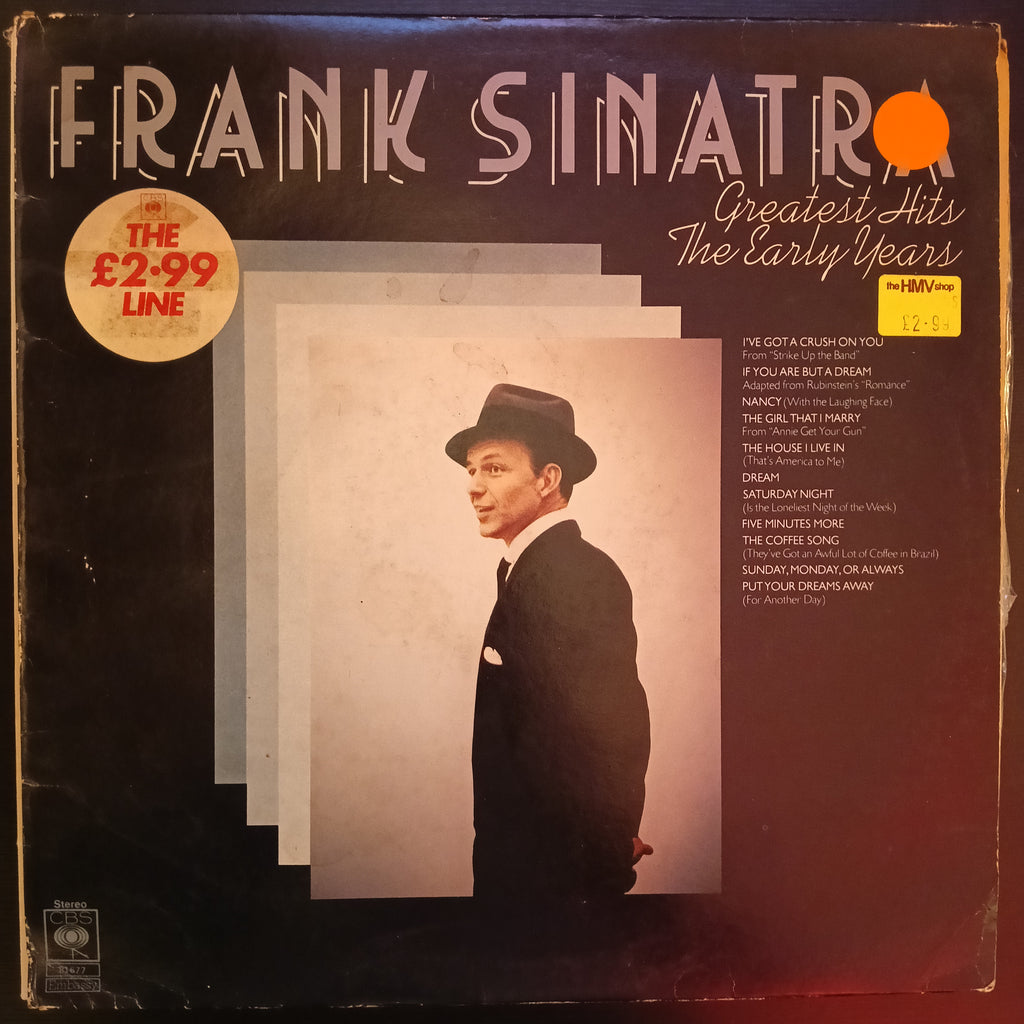 Frank Sinatra – Greatest Hits - The Early Years (Used Vinyl - VG+) KS Marketplace