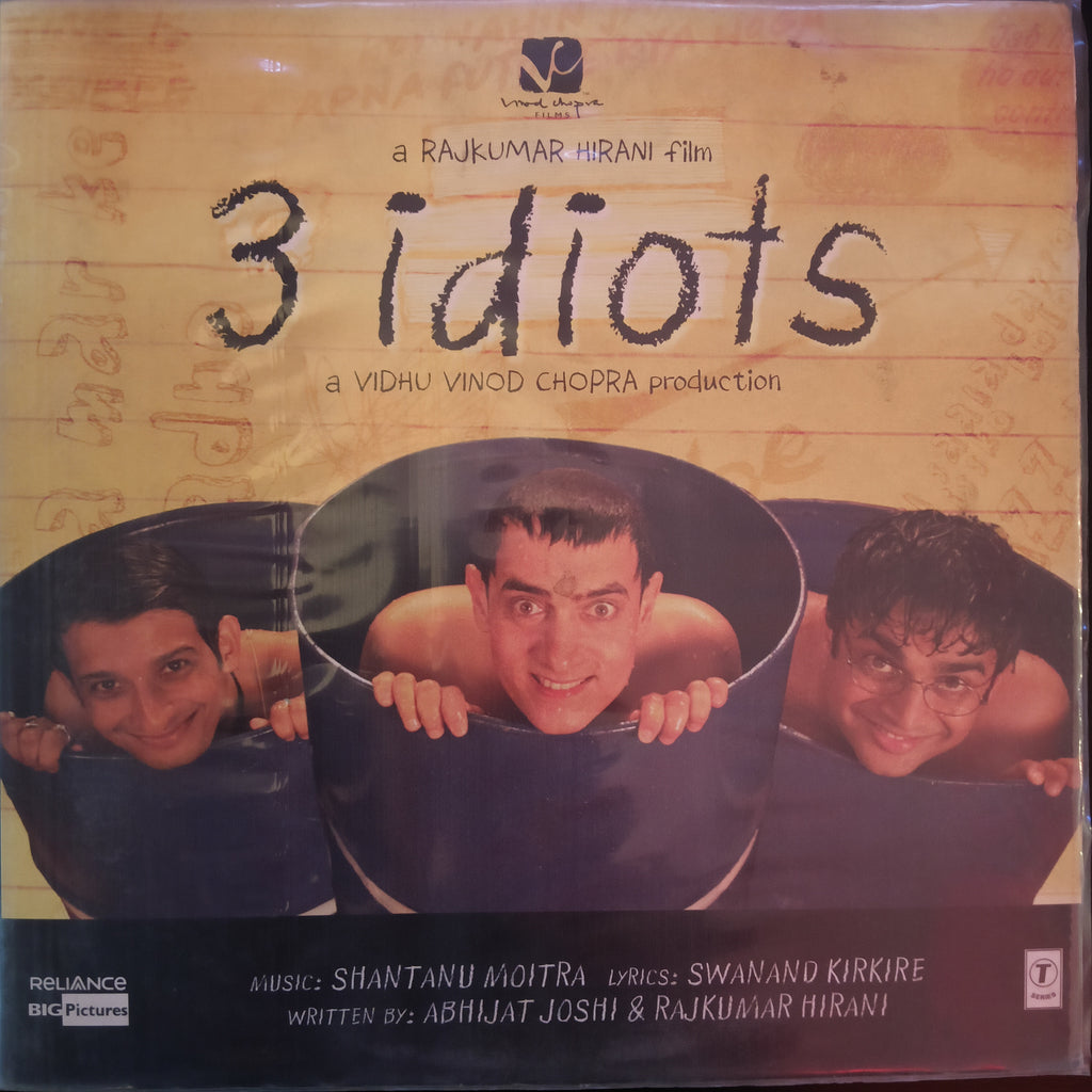 Shantanu Moitra, Swanand Kirkire – 3 Idiots (Used Vinyl - VG) CS Marketplace