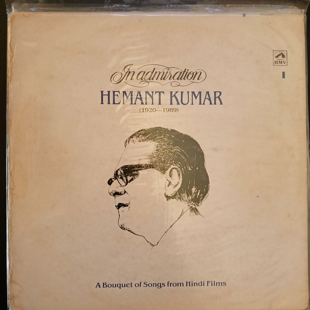 Hemant Kumar – In Admiration 1 (A Bouquet Of Sings From Hindi Films) (Used Vinyl - VG) NJ Marketplace