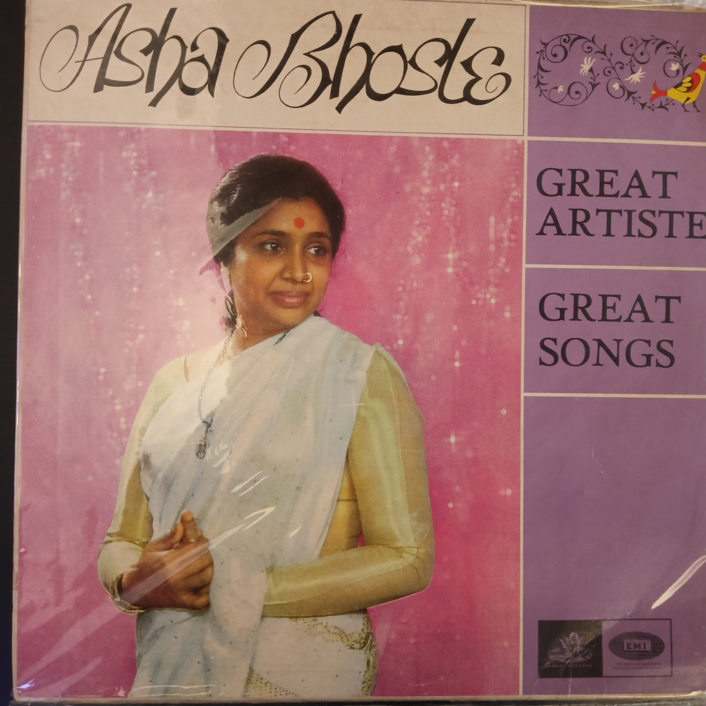 Asha Bhosle – Great Artiste, Great Songs  (Used Vinyl - VG) NJ Marketplace
