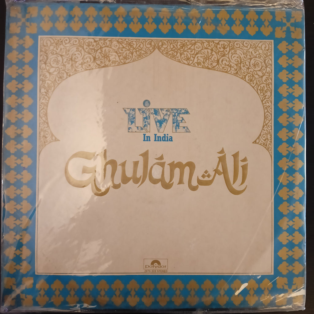 Ghulam Ali – Live In India (Urdu Ghazals) (Used Vinyl - VG+) NJ Marketplace