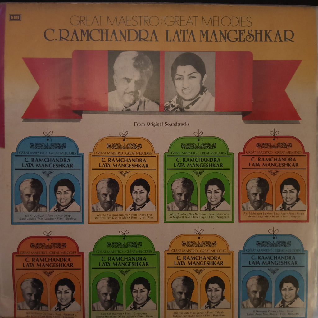 C. Ramchandra & Lata Mangeshkar – Great Maestro : Great Melodies (Used Vinyl - VG+) DS Marketplace