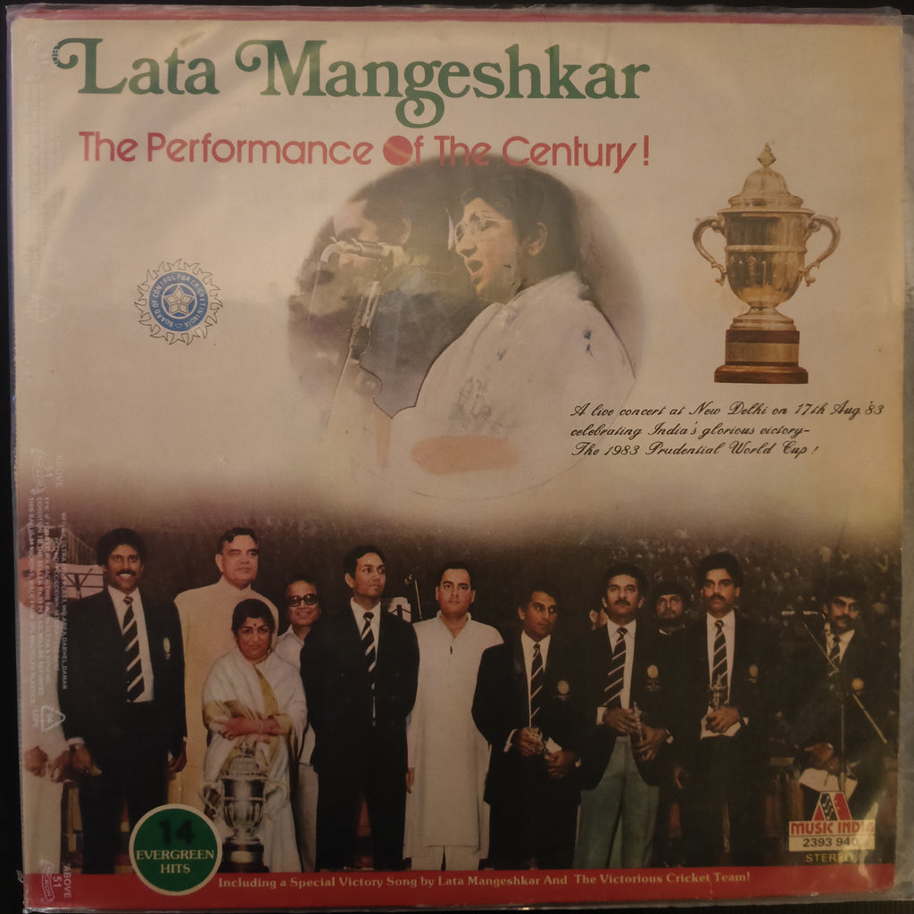 Lata Mangeshkar – The Performance Of The Century (Used Vinyl - VG+) DS Marketplace
