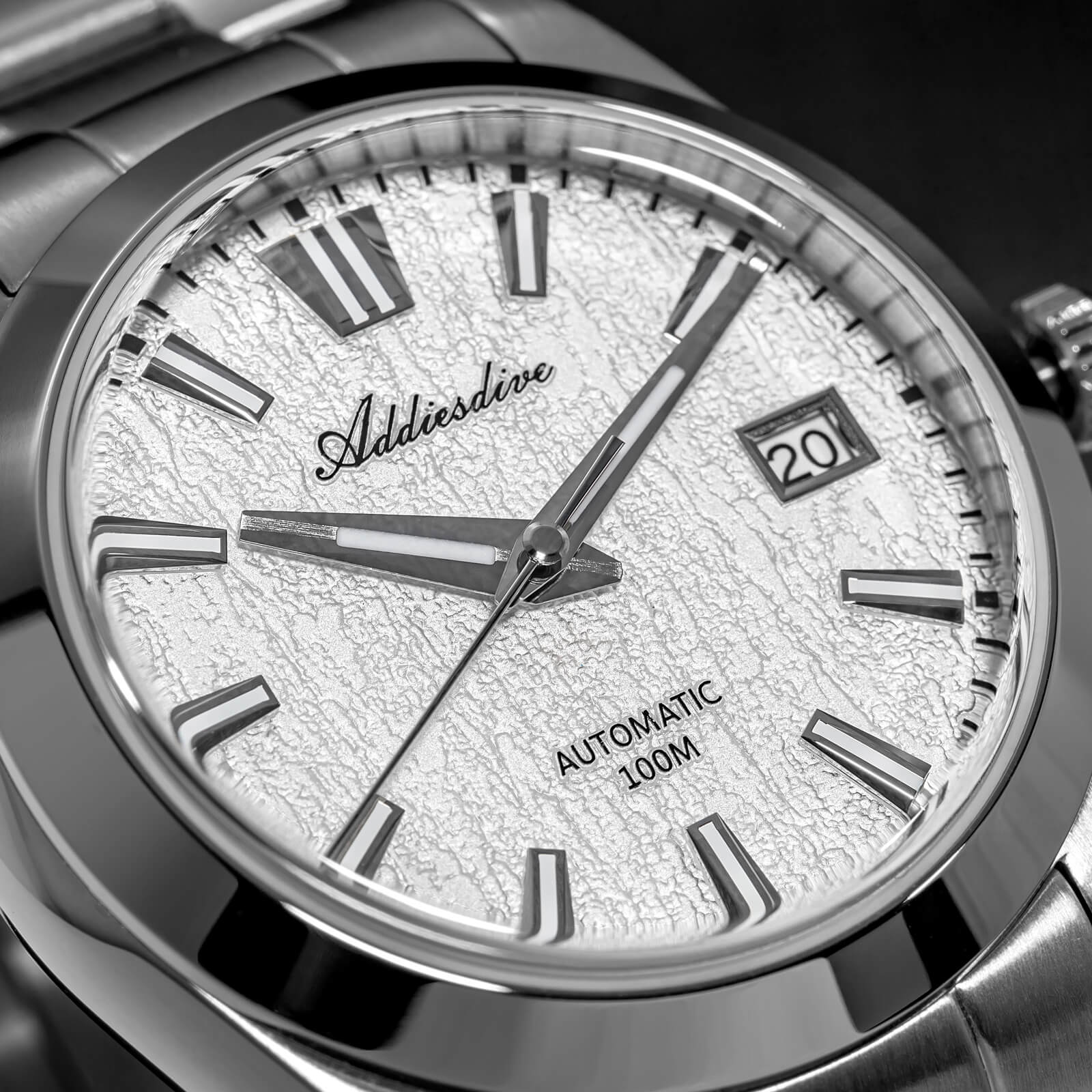 ★Holiday Sale★ADDIESDIVE 39mm 3D Bark Texture Dial NH35 Automatic Watch AD2075