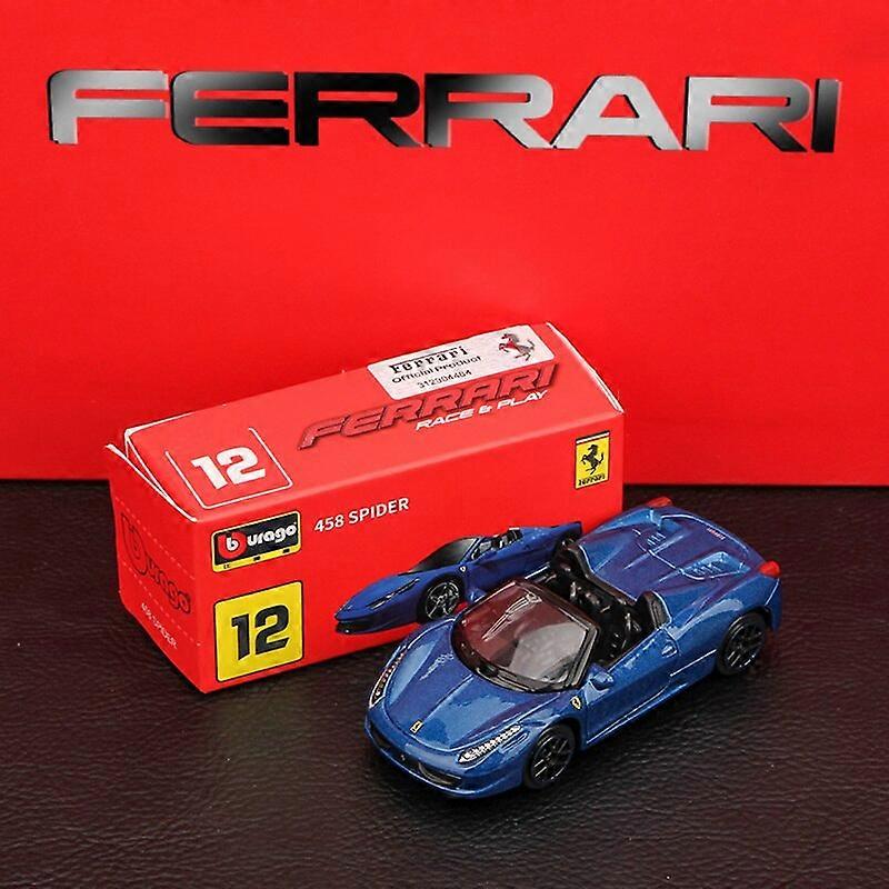 Official Bburago 458 Spider - 1 : 64 Diecast Scale Model