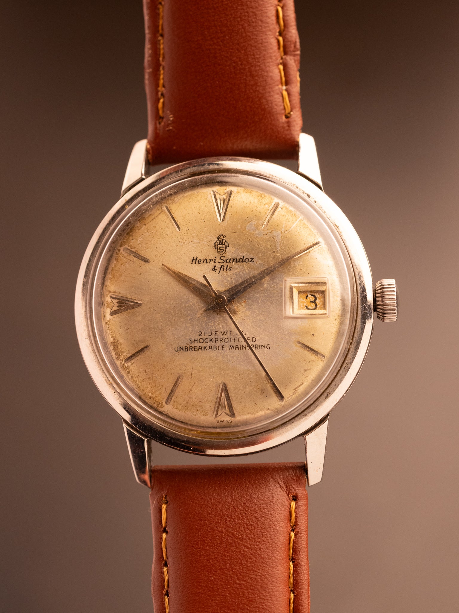 Henri Sandoz (Ref. 762Y-79-2) (38mm; Manual)
