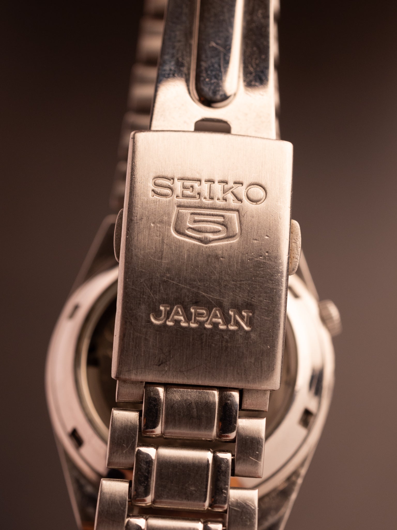 Seiko 5 JDM (Ref. 7S26-01H0) (34mm; Automatic) (Rare; Replaced Back Crystal)