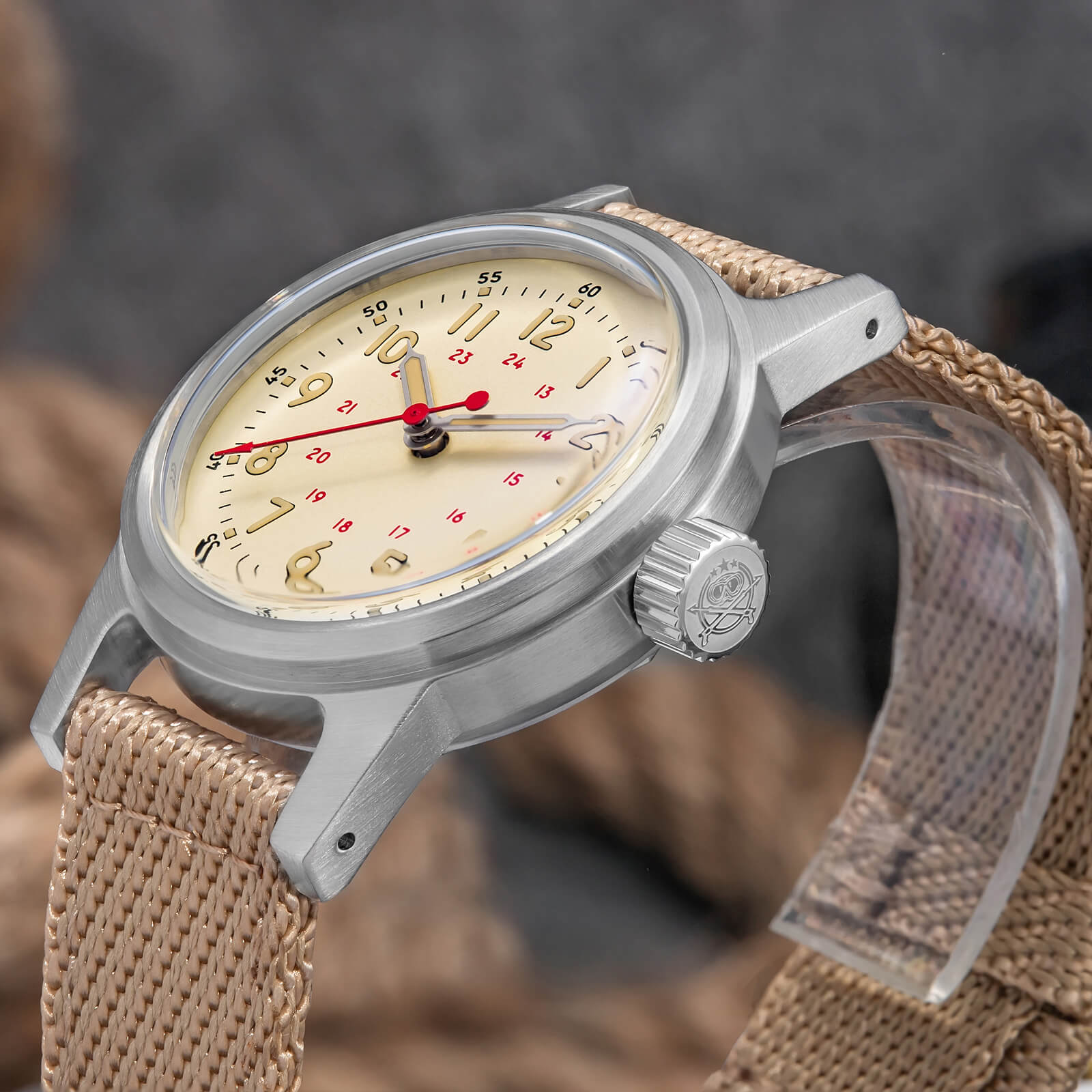 ADDIESDIVE 36mm Vintage Mechanical Watch AD2076