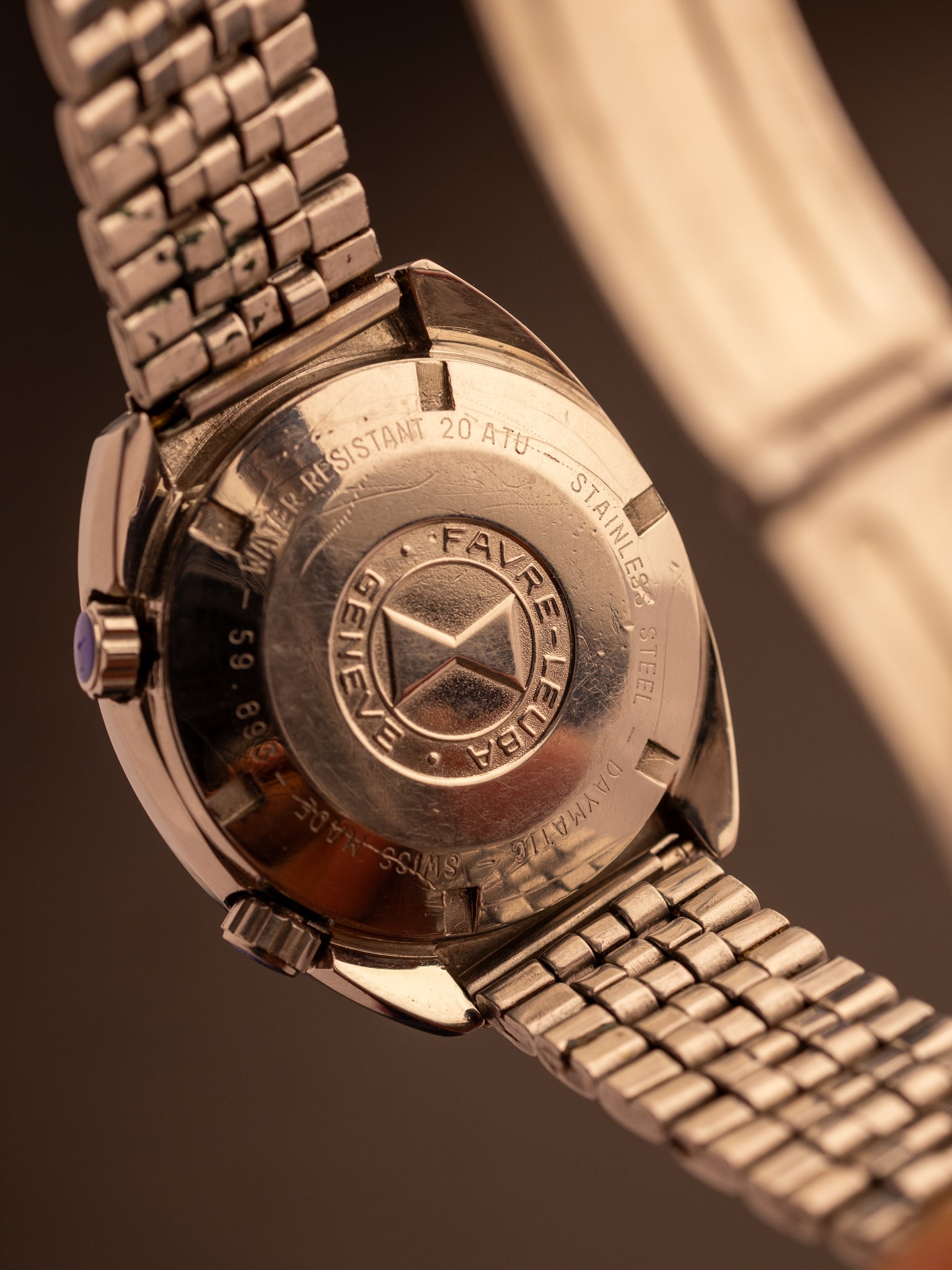 Favre Leuba Deep Blue Diver (Ultra Rare; Mint Condition) (Ref. 59-893) (40mm; Automatic)