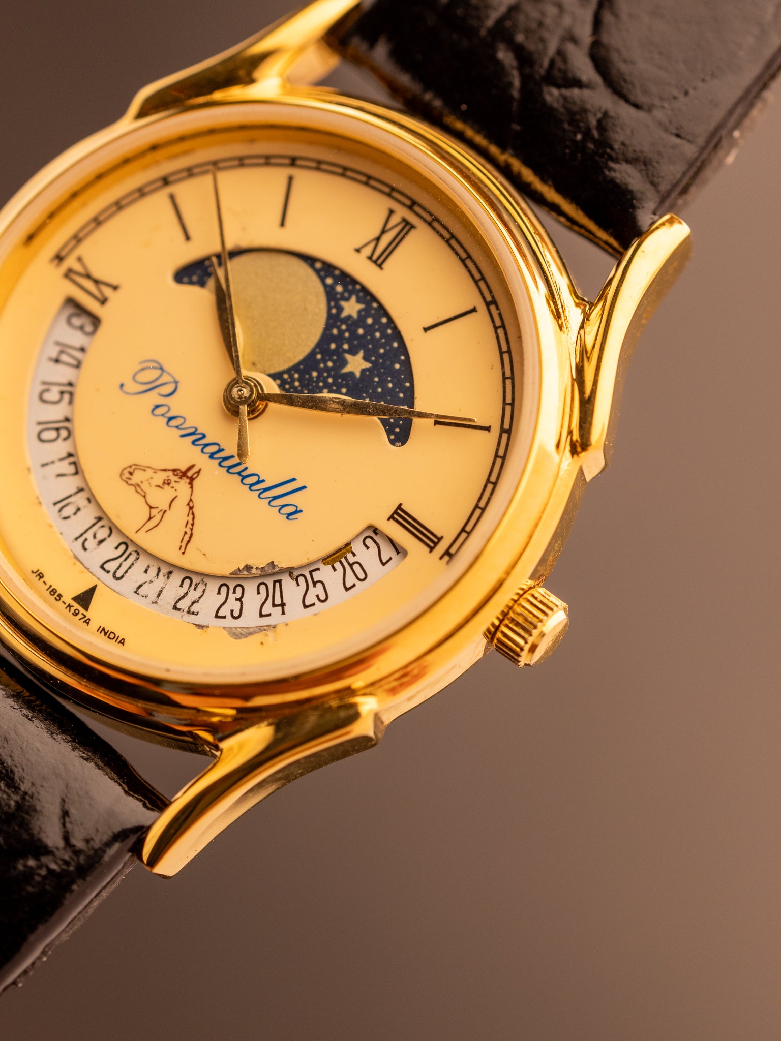 Titan Smiley Moonphase; Poonawalla Million Edition (Ref. 185YAB) (31mm; Quartz) (Rare)